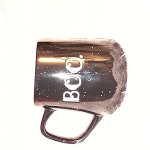 AUSTIN & ASH BLACK SPECKLED BOO MUG